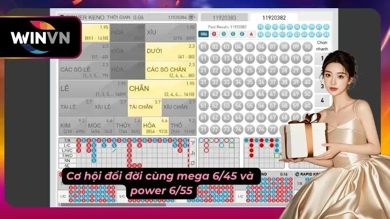 Cơ hội đổi đời cùng hình thức chơi mega và power tại nhà cái
