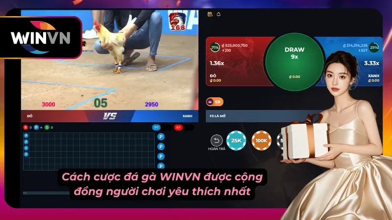 Màn hình sảnh game cược đá gà 