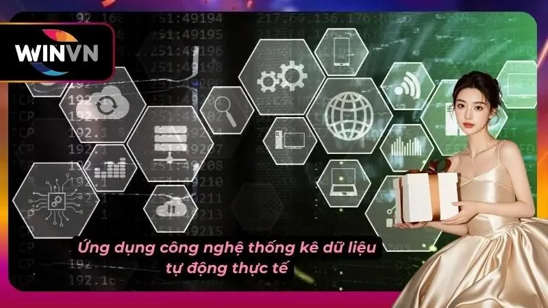 Bảng thống kê điện tử tự động tính toán tỷ lệ phần trăm xuất hiện của các tụ
