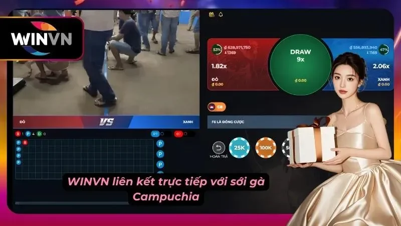 Trận đấu được phát trực tiếp trên WINVN