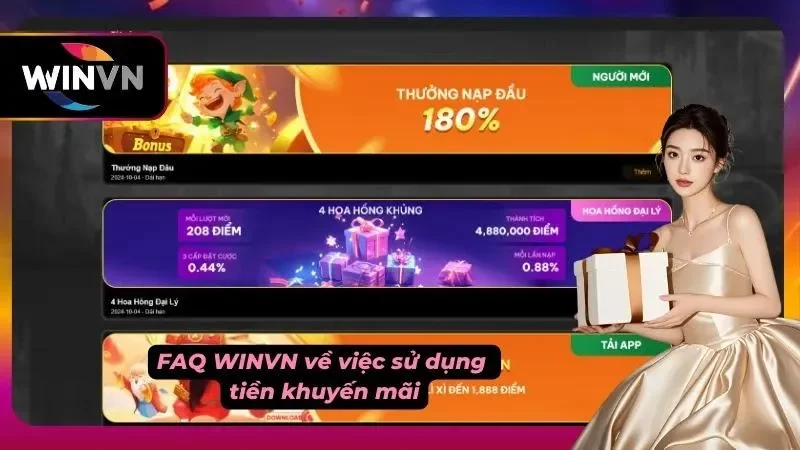 Giải đáp câu hỏi về việc dùng tiền khuyến mãi ở nhà cái