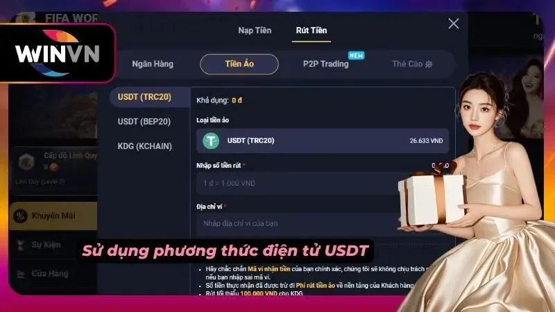 Cách chuyển khoản tiền điện tử USDT chỉ trong vòng 2 phút