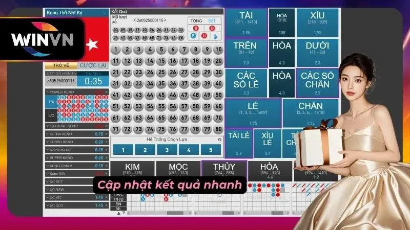 Nhà cái cập nhật kết quả xổ số thần tốc